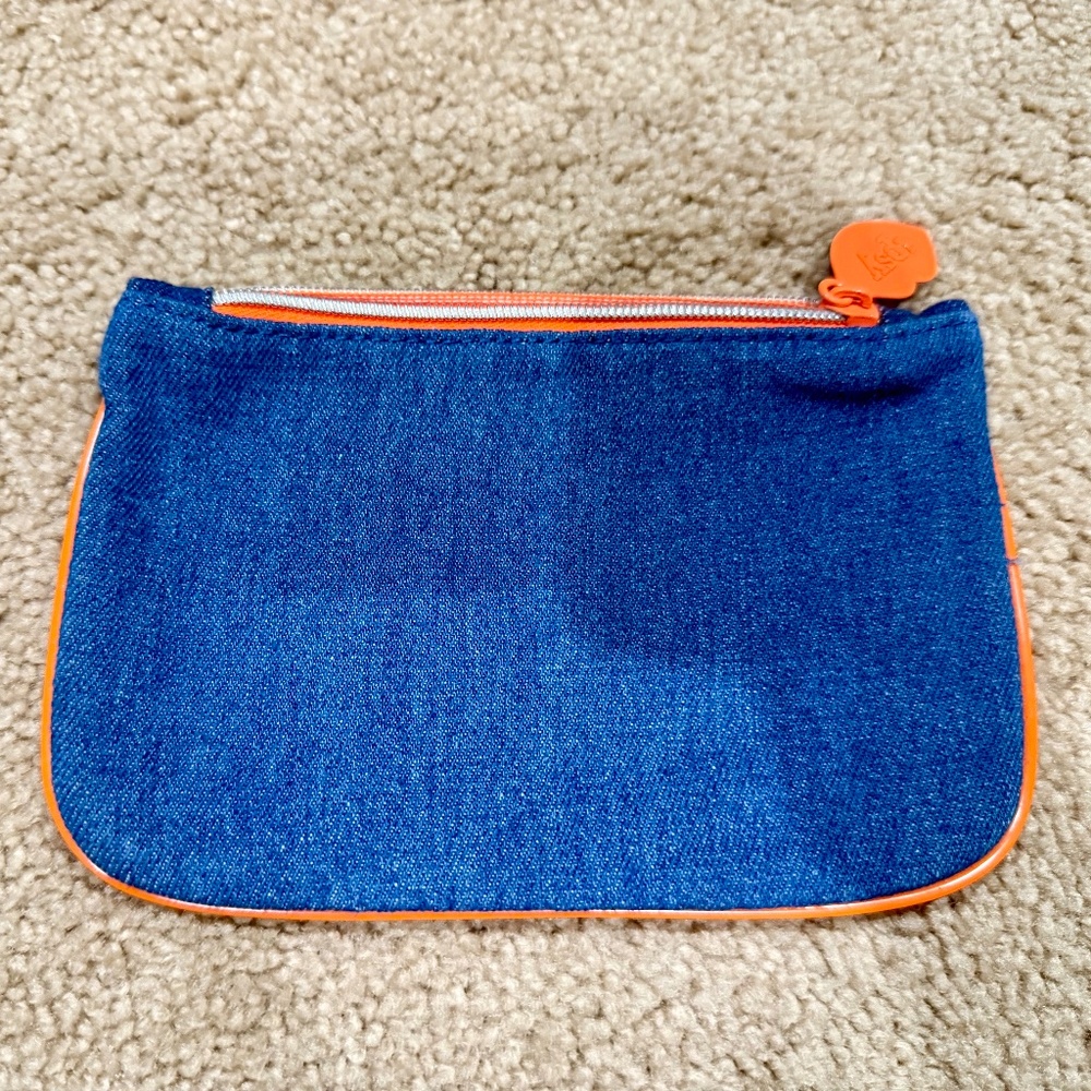 Ipsy Denim Makeup Bag Toiletry Bag Pencil Pouch Trap Sack